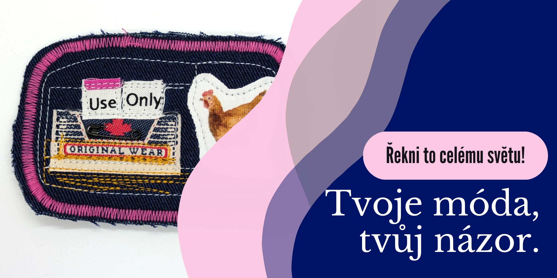 tvoje móda, tvůj názor - nášivky