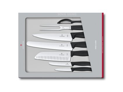 Kuchyňská sada Swiss Classic, černá,  7 ks