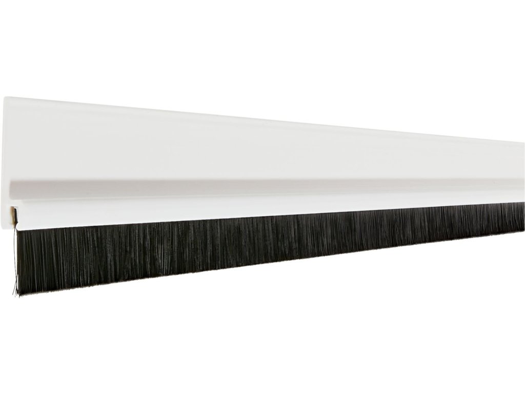 Lišta tesniaca pod dvere, biela, 1m x 37mm, do šírky špáry 12mm