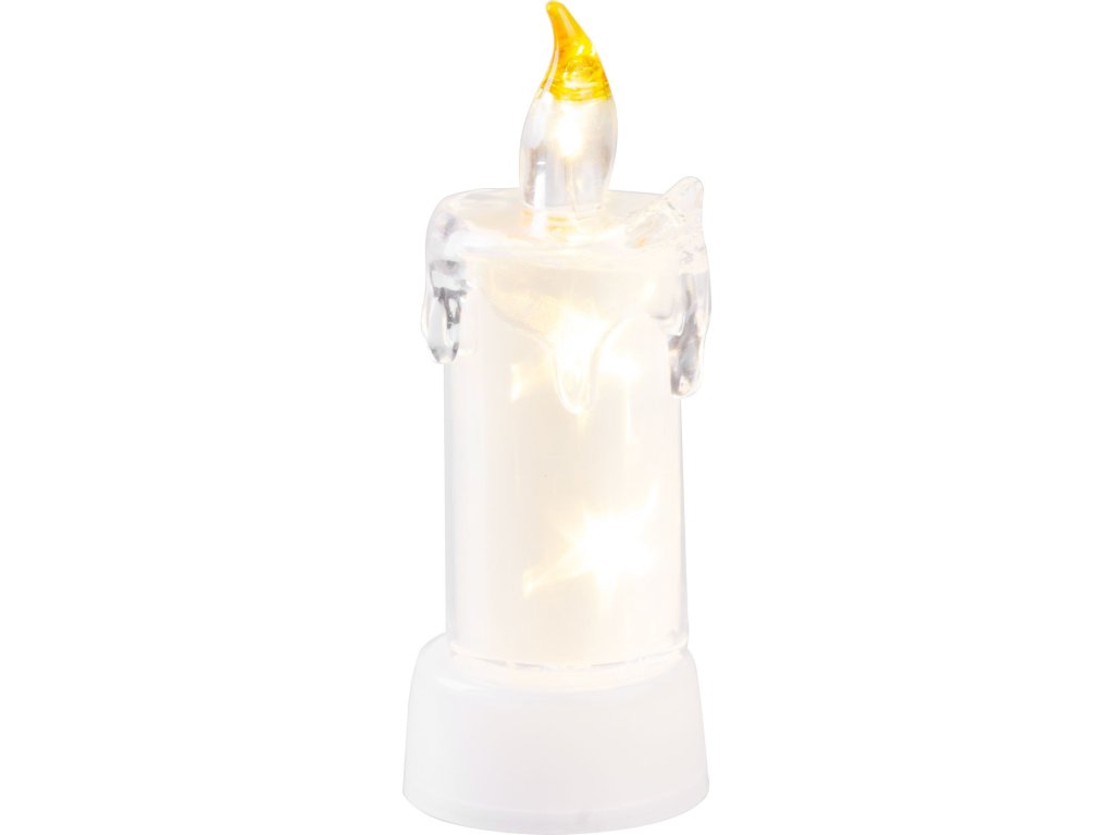 23193 sviecka magichome vianoce 3x led tepla biela interier 5x13 5 cm