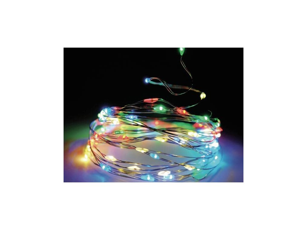 23238 vianocna retaz 20 led farebna na baterky casovac