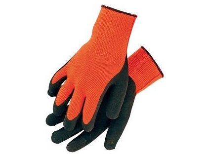 Rukavice nylon/latex, zimné, veľ.9 (dĺžka 260mm)