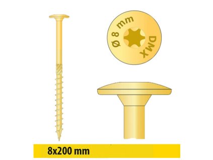 13401 skrutka tesarska 8x200