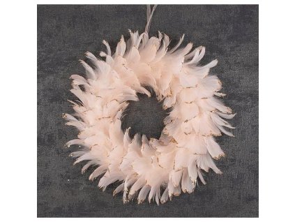 15918 veniec paperovy ruzovy 35cm