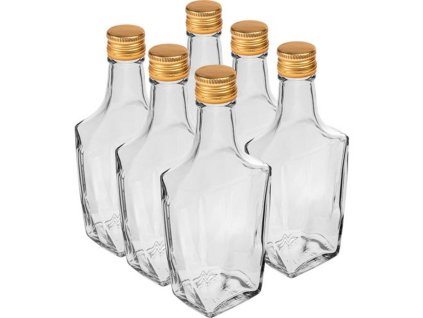 17343 flasa sklenena hranata 250ml
