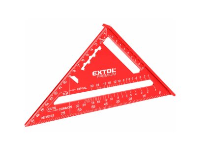 17517 uholnik hlinikovy s priloznikom 175mm uhlomer hlinik extol 8825100