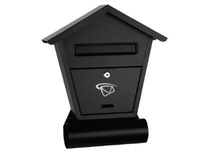 Schránka 450x440x70 s trubicou grafit