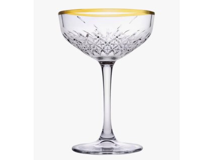 17916 pohare na sampanske coupe timeless gold ring 255 ml 4 ks