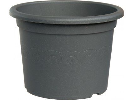 18096 kvetinac plastia narcis antracit 28 cm