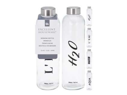18717 flasa sklo s napisom 750 ml