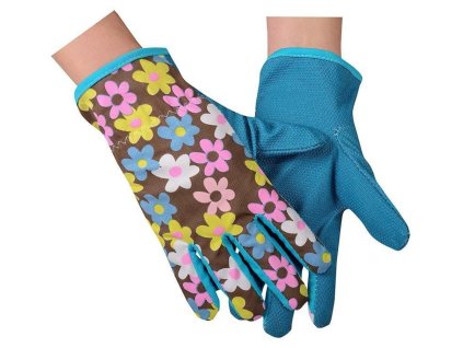1998 rukavice zahradne detske farebne bavlna pvc