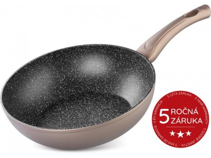 20499 panvica wok magichome coffee brown line 28 cm