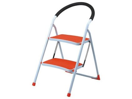 20745 schodiky 2 stupienkove nosn 150 kg oranzove