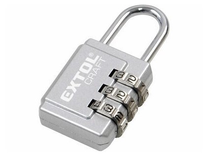 Zámok visiaci Extol - kódovací, rôzne farby