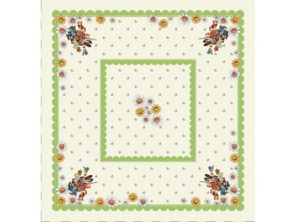 21339 obrus gobelinovy velkonocny zajko 100x100 cm