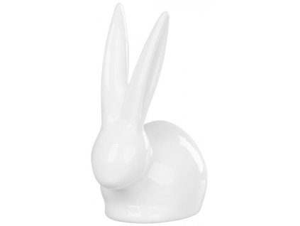 21894 dekoracia magichome zajacik s dlhymi usami biely porcelan 10 1x6 5x13 1 cm