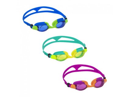 22581 okuliare bestway 21065 lightning pro goggles mix farieb plavecke