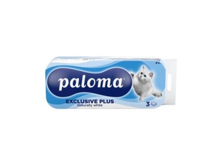 22953 paloma exclusive plus toaletny papier 10 ks trojvrstvovy 150 utrzkov