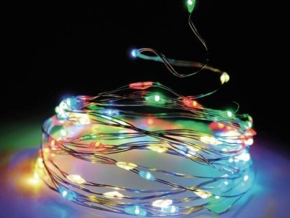 23238 vianocna retaz 20 led farebna na baterky casovac