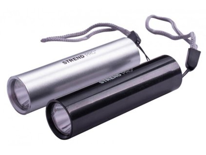 23910 svietidlo strend pro flashlight nx1051 50 lm usb nabijanie cierna strieborna 77x19 mm