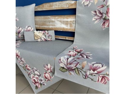 24297 obrus gobelinovy magnolie 100x100 cm