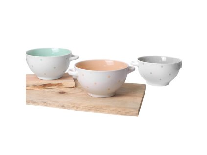 24732 keramicka miska s usami 600 ml mix farieb