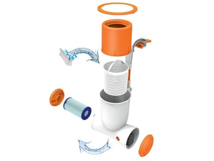26298 filtracna pumpa skimatic so skimmerom 3974 l h bestway