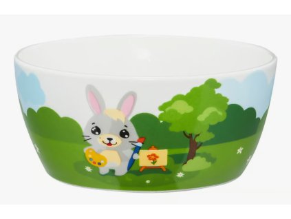Detská porcelánová miska Ambition Junior maliarka 400 ml