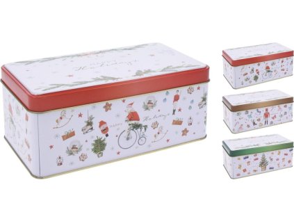 26916 vianocna plechova doza 18x11x7 1 cm