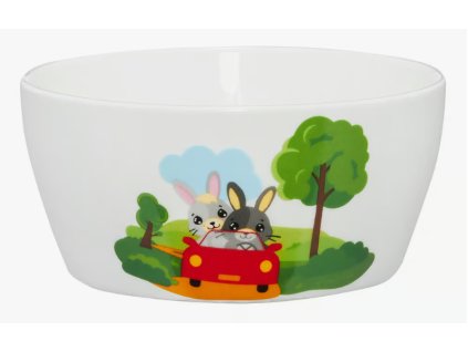 Detská porcelánová miska Ambition Junior auto 400 ml
