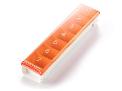 Tescoma Dávkovač na lieky PRESTO, oranžová