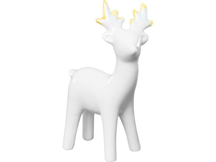 Postavička jeleň, porcelán, 4,7×8,8×13,5 cm