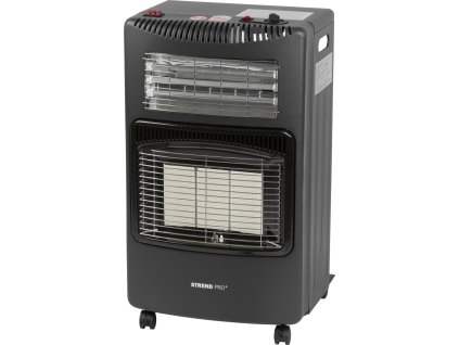 Ohrievač Strend Pro DA-201QAF 4,2kW + 1,2kW, plynová hadica a regulátor plynu, 2v1, plynový + elektrický, s ventilátorom, skladací