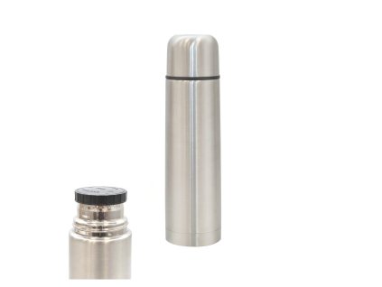 Termoska 1 l, nerezová, Skveler, s plným uzáverom