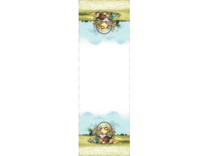 Veľkonočný obrus kuriatka 45x140 cm