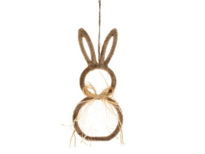 Závesná ozdoba zajac 10x22,5 cm
