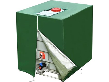 Kryt obal na IBC nádobu Strend Pro, zelený, 116x120x100cm