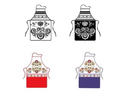 Zástera kuchynská Folk 50x76 cm