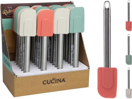 Stierka kuchynská silikón/nerez 24cm