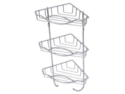 3840 policka rohova 3 poschodova vesiak 22 5x14 8x43 cm chrom