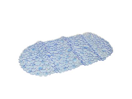 3879 podlozka do vane 69x35 cm oval modra transparentna