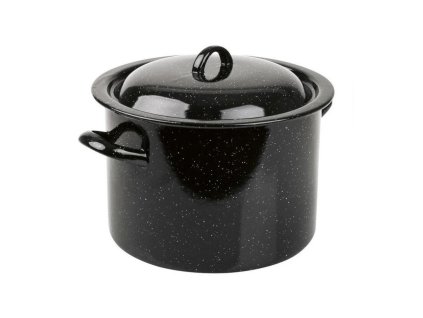 4278 hrniec s pokrievkou smaltovany 45 cm 53l