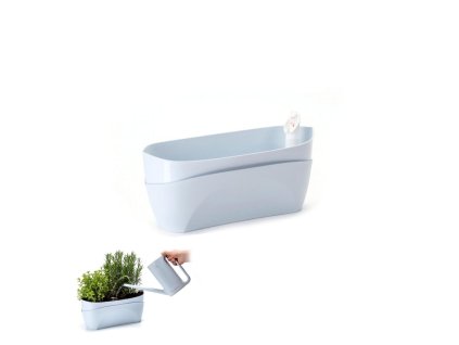 6165 truhlik samozavlazovaci uh 16 5x37 6cm sivomodry doppio