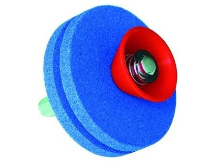 6198 brusny kotuc dvojity so stopkou pr 55mm stopka 6 hran