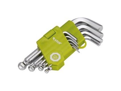 7632 l kluce imbus kratke 9 dielna sada 1 5 2 2 5 3 4 5 6 8 10mm s gulockou