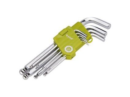 7635 l kluce imbus 9 dielna sada 1 5 2 2 5 3 4 5 6 8 10mm s gulockou