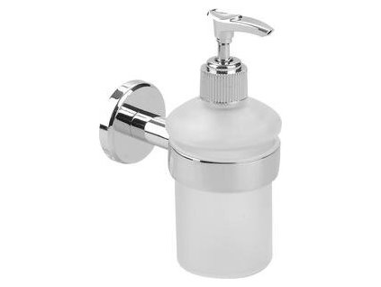 8121 davkovac mydla s drziakom matne sklo