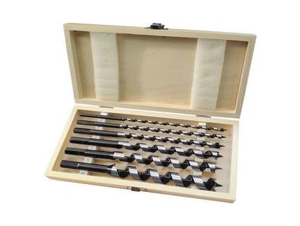 8337 vrtaky do dreva 6 20mm dlzka 260mm 6 dielna sada drevevne puzdro extol 8801290
