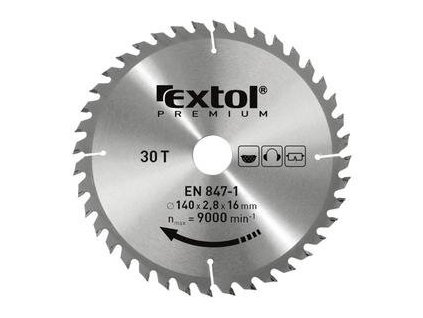 8424 kotuc pilovy s sk platkami 115x1 3x22 2mm 40zubov sirka sk platkov 2 6mm extol 8803203