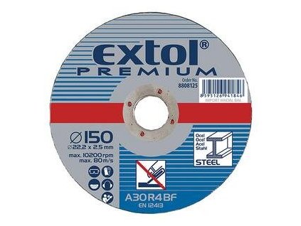8616 kotuc rezny na ocel antikoro 115x1 0mm extol 8808100